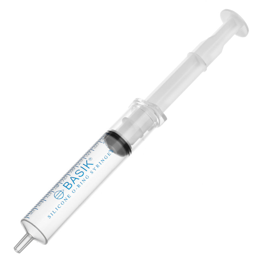 BASIK 10cc Slip Tip Syringe With Silicone O-Ring - Reusable BASIK