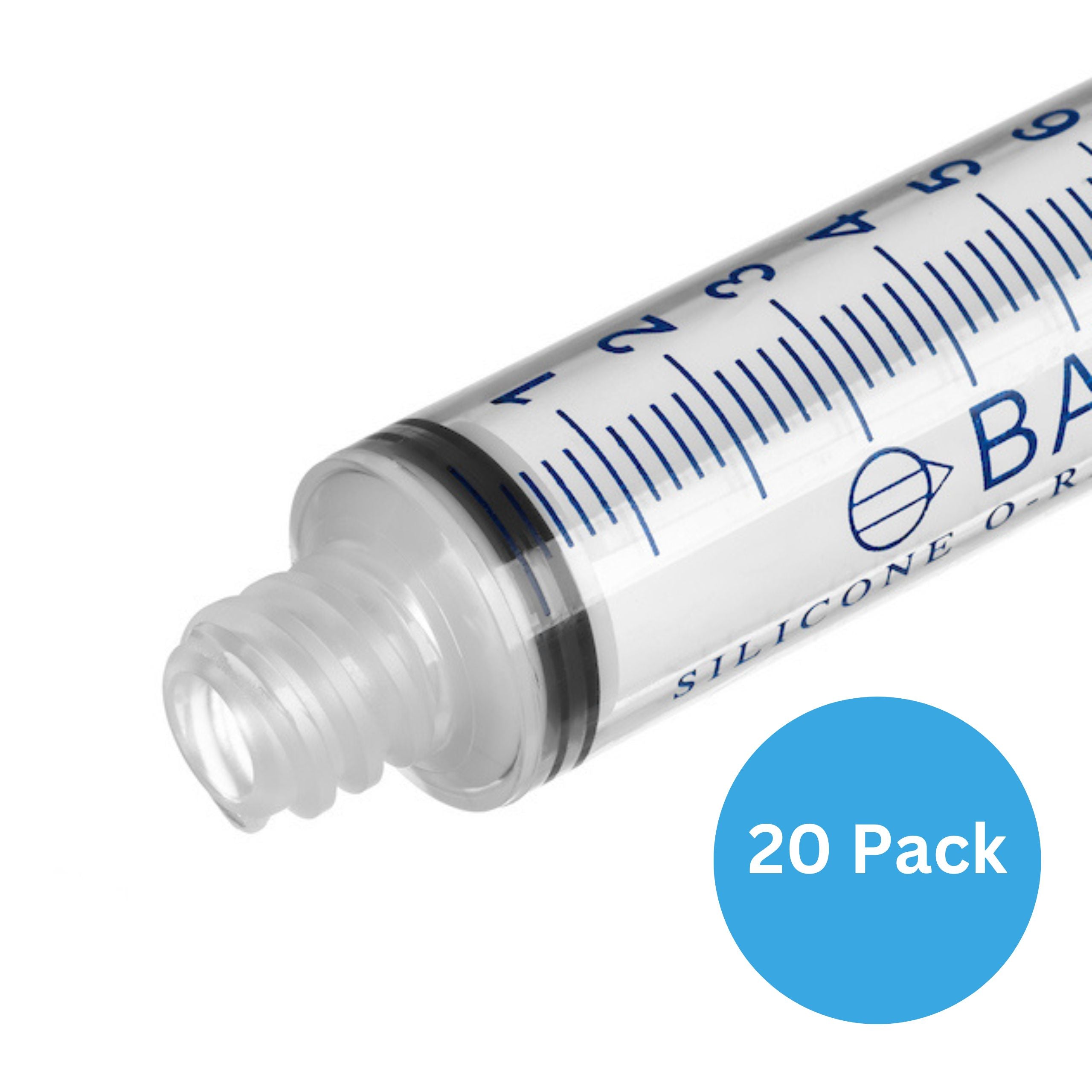 BASIK 10cc ENFit Syringe With A Silicone O Ring