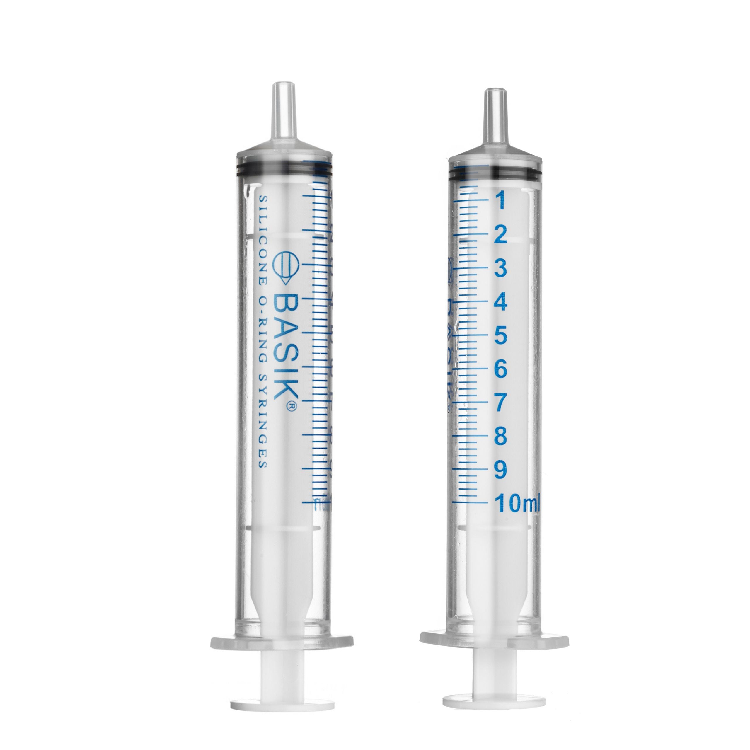 BASIK 10cc Slip Tip Syringe With A Silicone O Ring