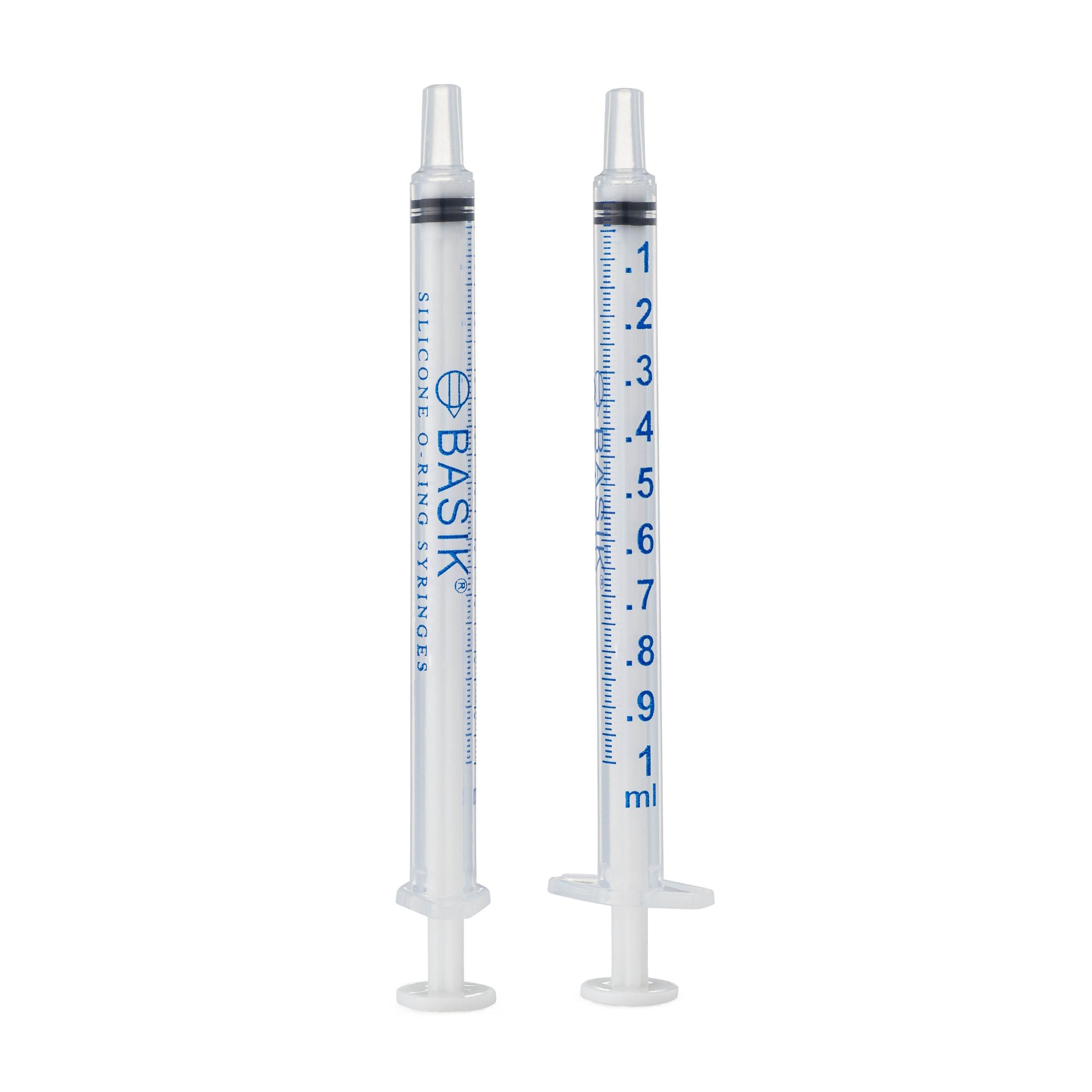 BASIK 1cc Slip Tip Syringe With A Silicone O Ring