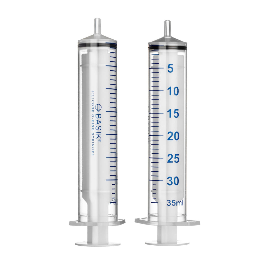 BASIK 35cc Slip Tip Syringe With A Silicone O Ring Reusable BASIK