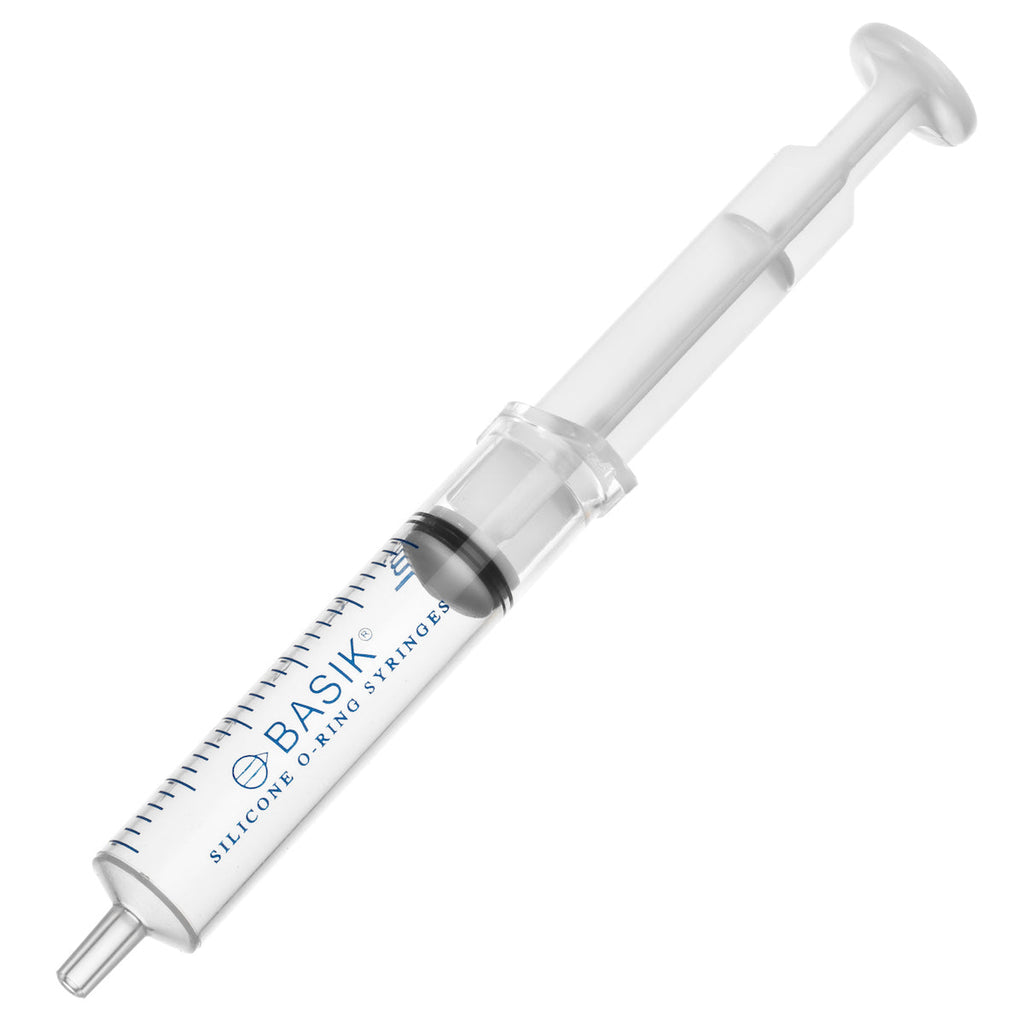 BASIK 5cc Slip Tip Syringe With Silicone O-Ring - Reusable BASIK