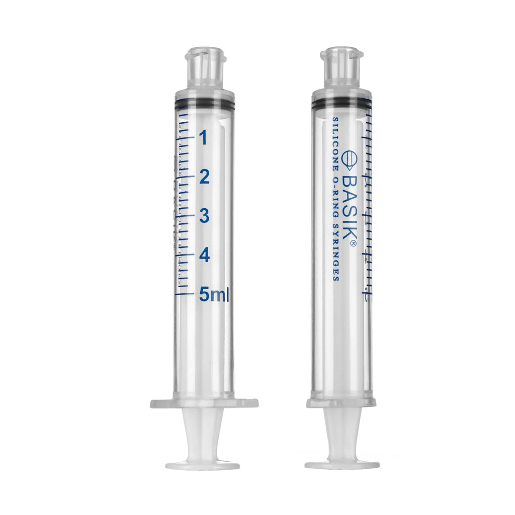BASIK 5cc ENFit Compatible Syringe With Silicone O-Ring - ISO 80369-3 BASIK