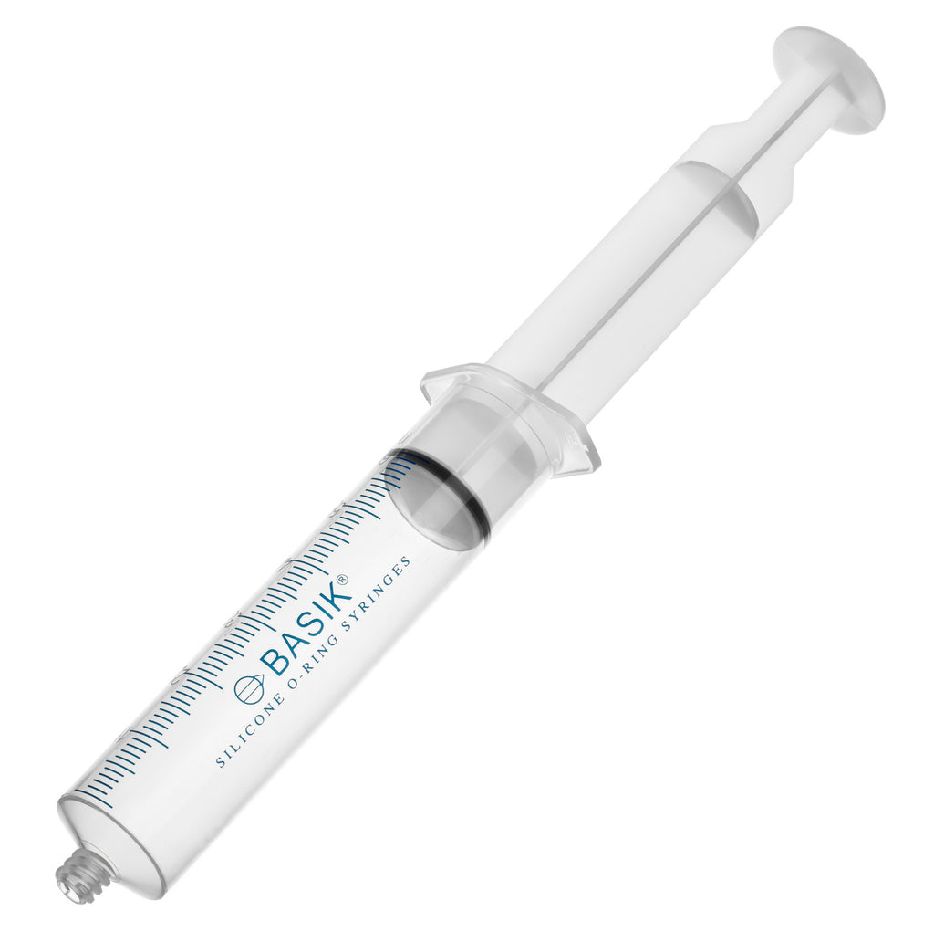 BASIK 60cc ENFit Compatible Reusable Syringe With Silicone O-Ring - ISO 80369-3 Compliant