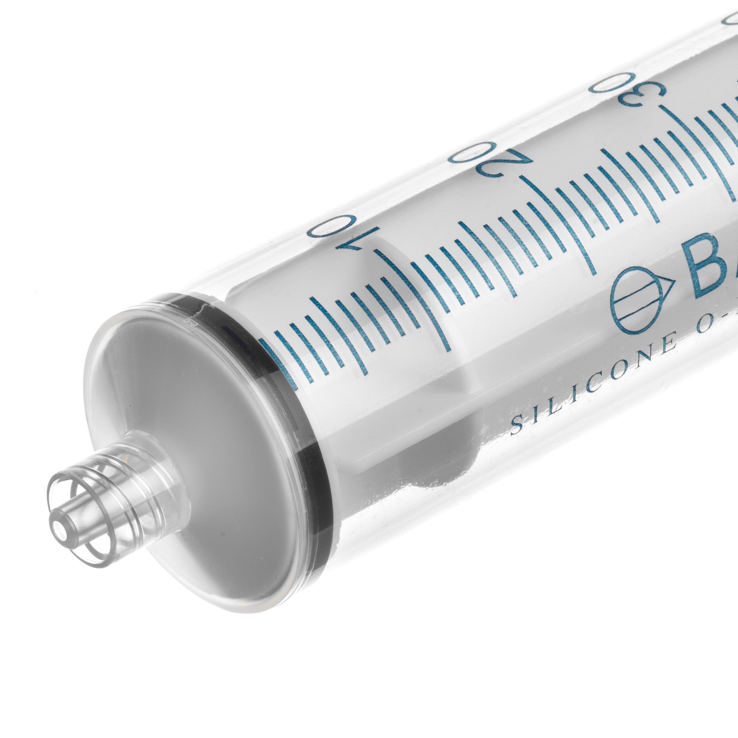 BASIK 60cc Luer Lock Tip Syringe With A Silicone O Ring