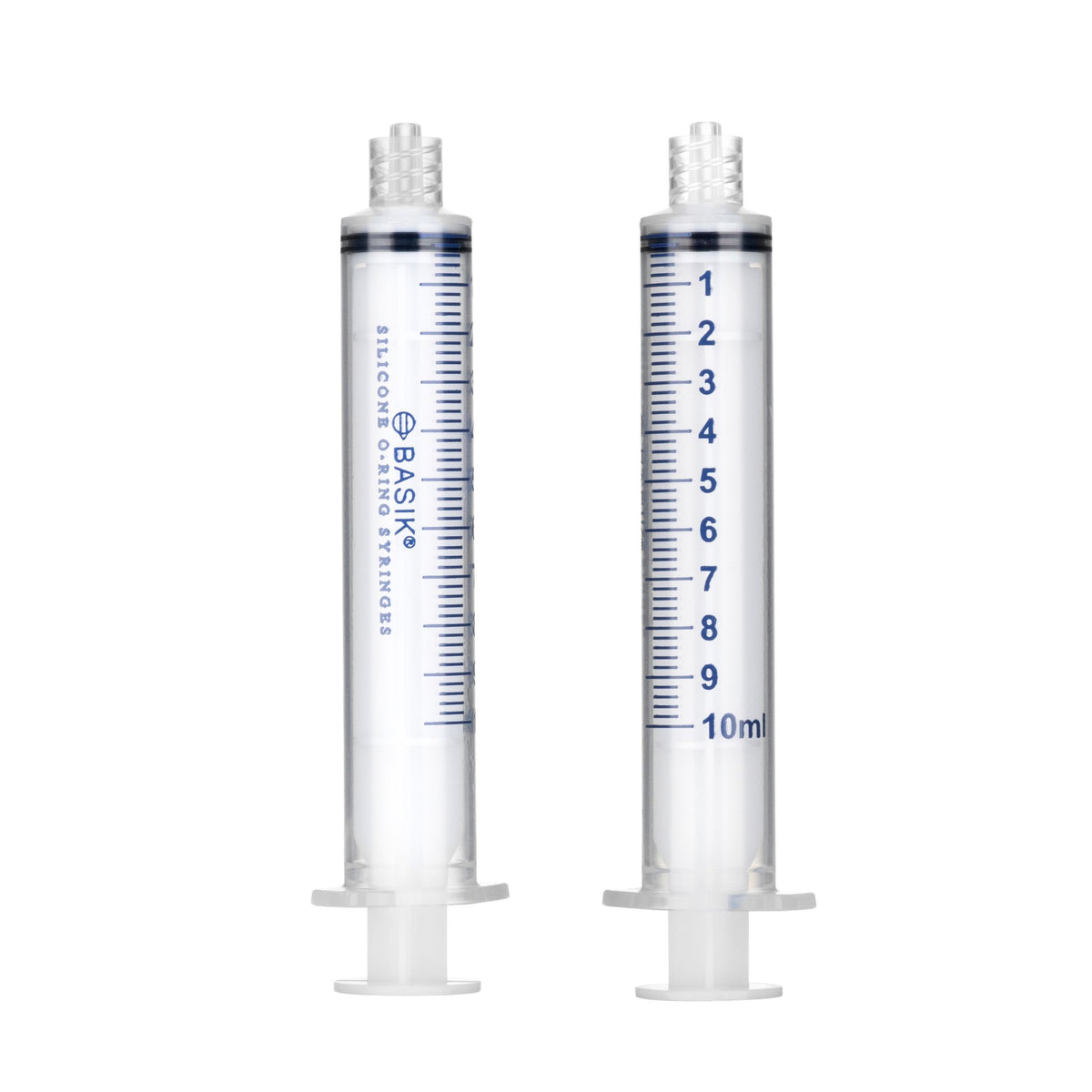 BASIK 10cc Luer Lock Syringe With Silicone O-Ring - Reusable